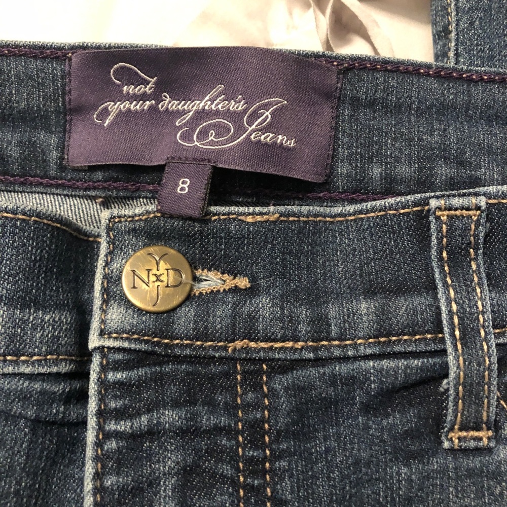 Not Your Daughters Jeans size 8 straight leg